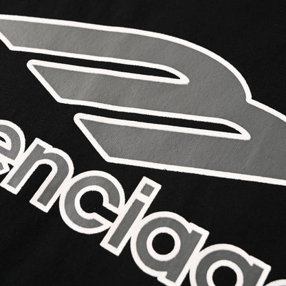 Balenciaga Logo Cotton Jersey T-Shirt