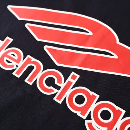 Balenciaga Logo Cotton Jersey T-Shirt