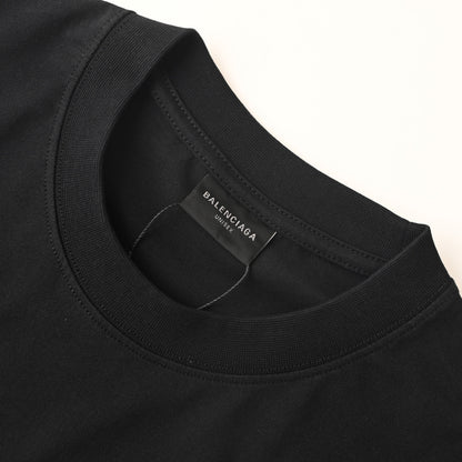 Balenciaga Logo Cotton Jersey T-Shirt