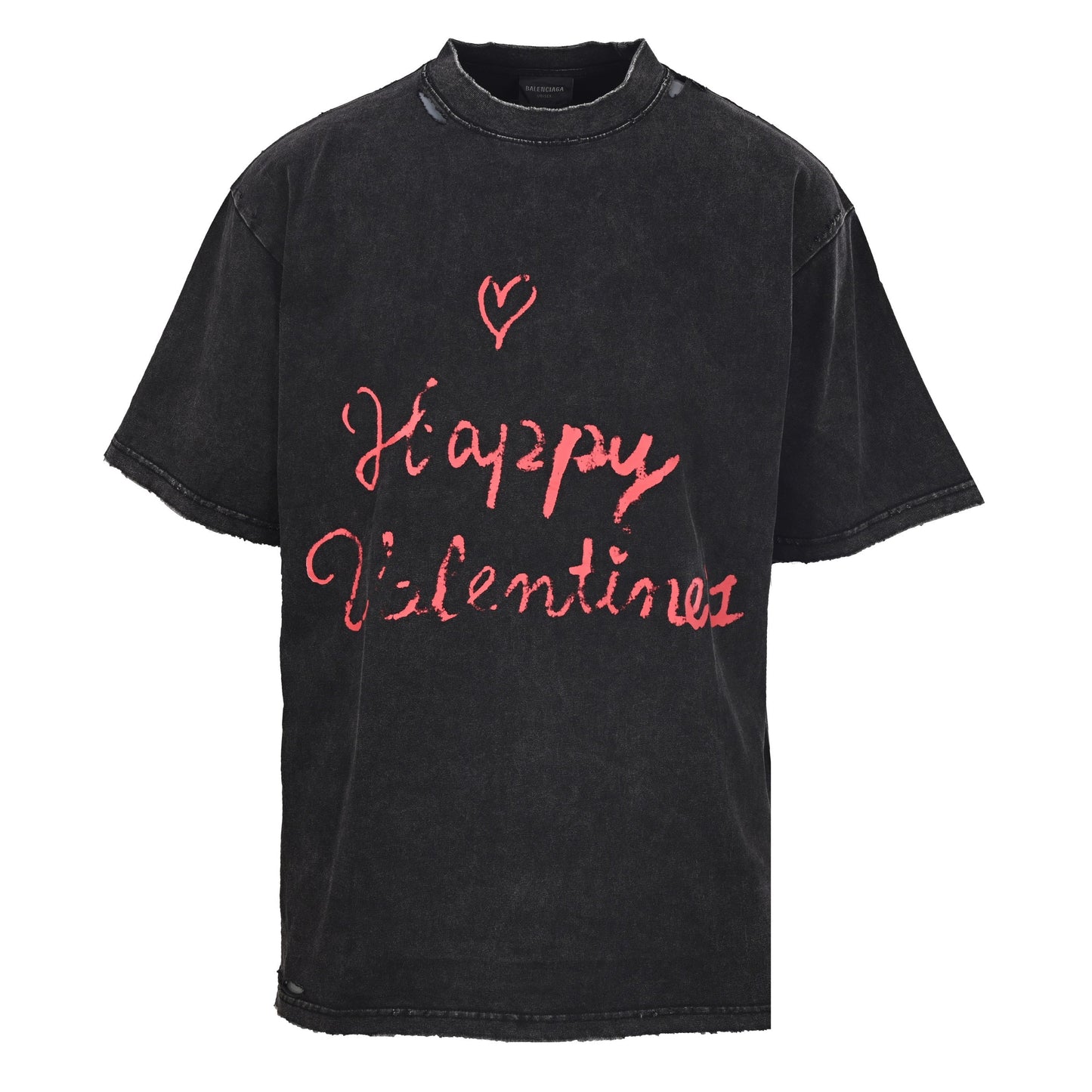 Balenciaga Logo Cotton Jersey T-Shirt
