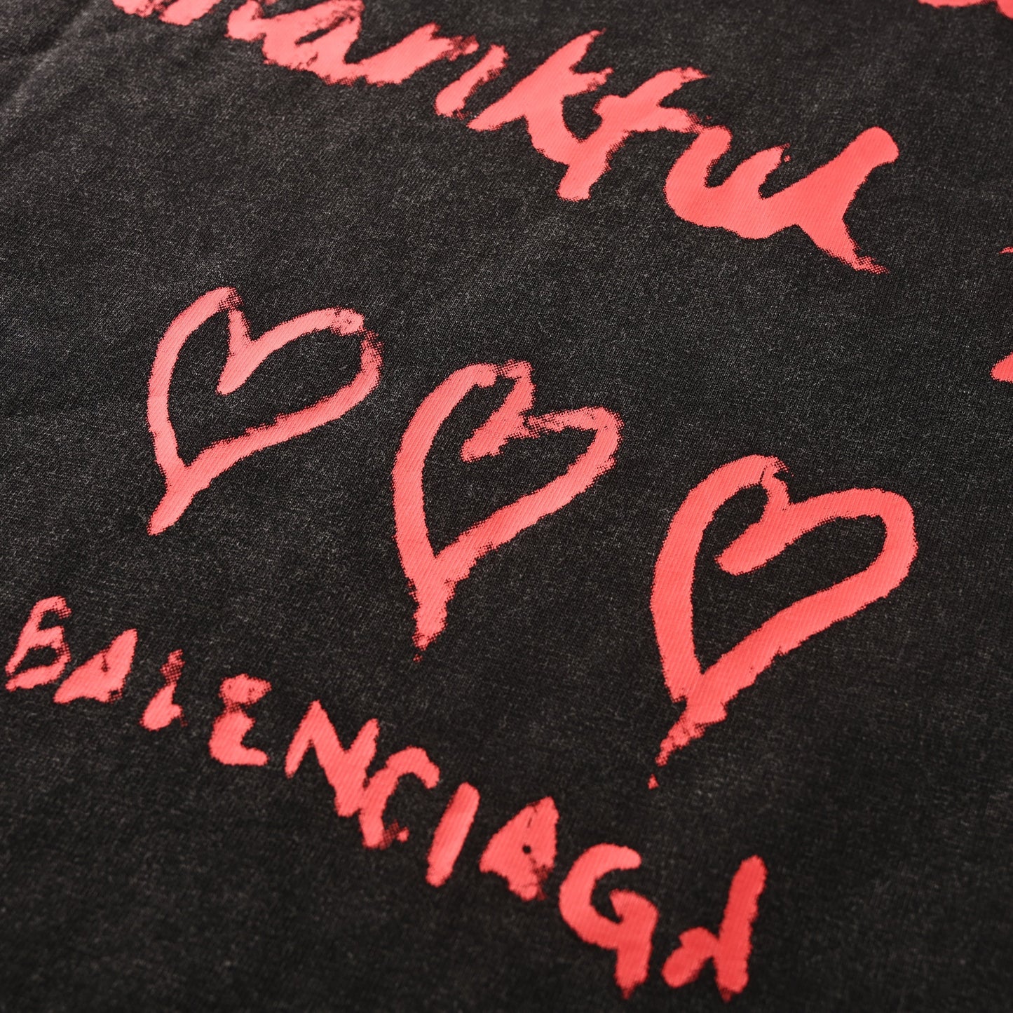 Balenciaga Logo Cotton Jersey T-Shirt