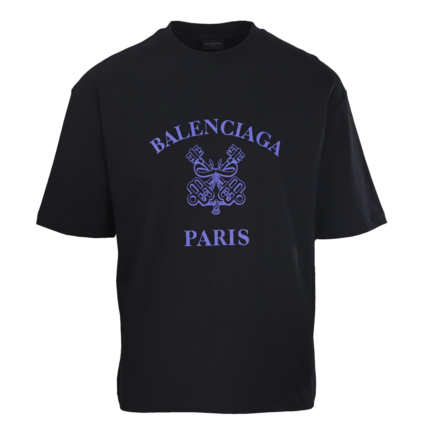 Balenciaga Faded Logo Washed Cotton T-Shirt