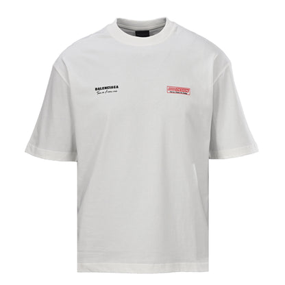Balenciaga Logo Cotton Jersey T-Shirt