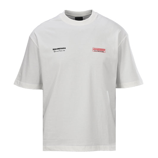 Balenciaga Logo Cotton Jersey T-Shirt