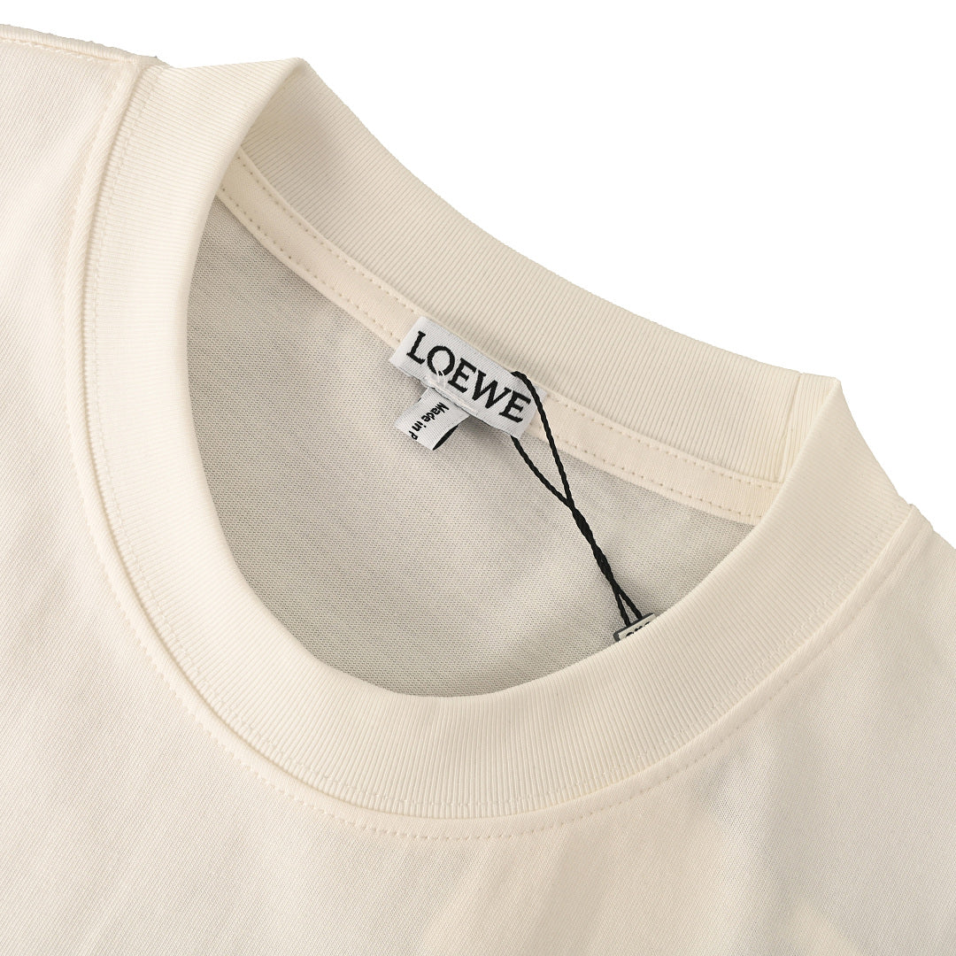 Loewe Camouflage Digital Print & Placement Embroidery Short-Sleeve T-Shirt