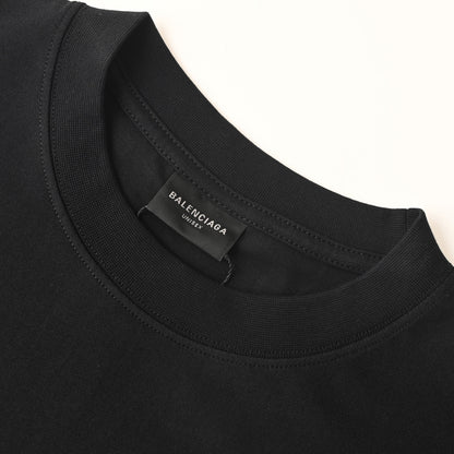 Balenciaga Logo Cotton Jersey T-Shirt