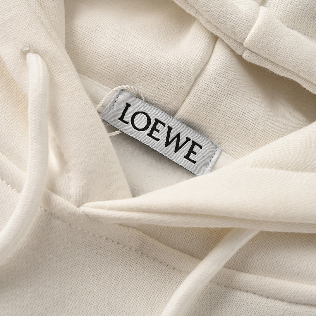 LOEWE Leaf Print Casual Hoodie