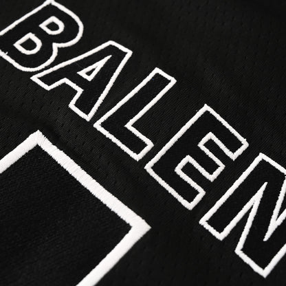 Balenciaga Large-Scale Logo Print Cotton Jersey T-Shirt