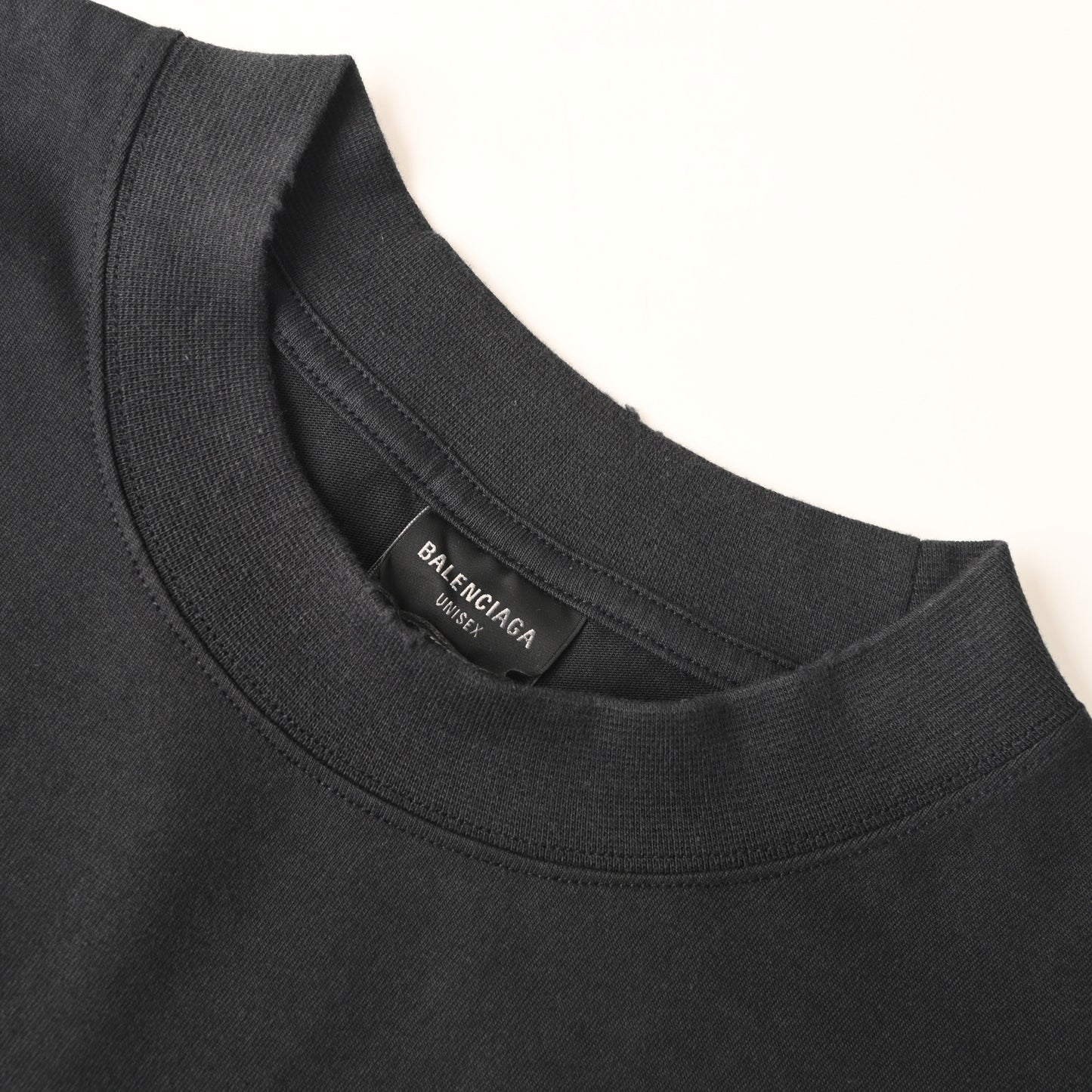 Balenciaga Logo Cotton Jersey T-Shirt