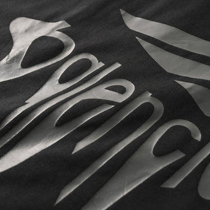 Balenciaga Logo Cotton Jersey T-Shirt
