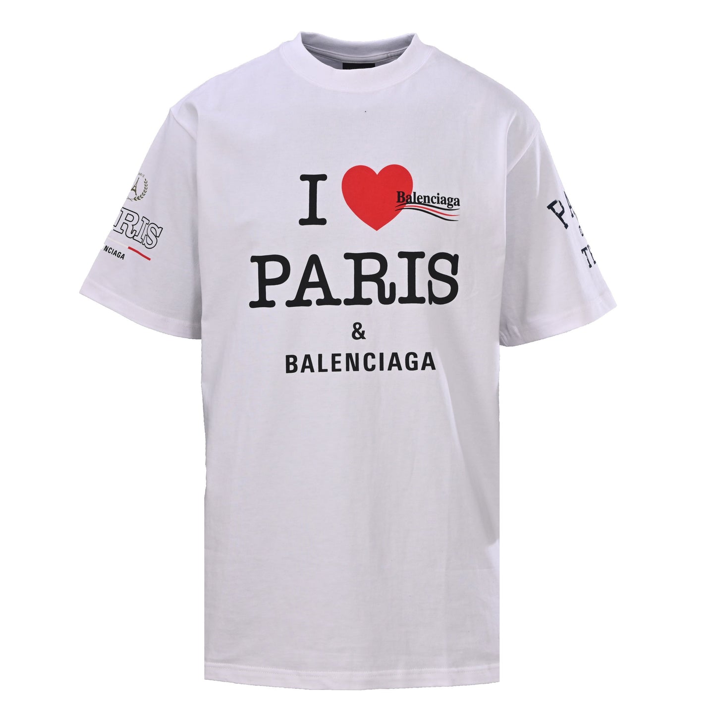Balenciaga Logo Cotton Jersey T-Shirt