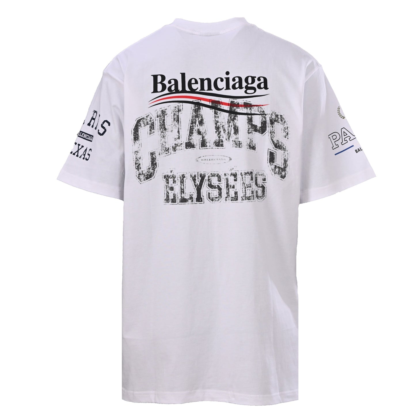 Balenciaga Logo Cotton Jersey T-Shirt