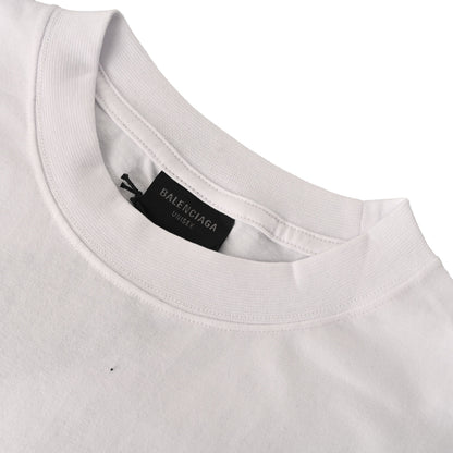 Balenciaga Logo Cotton Jersey T-Shirt