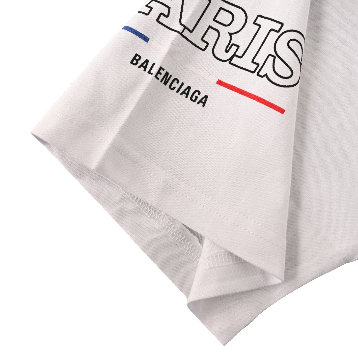 Balenciaga Logo Cotton Jersey T-Shirt