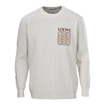 LOEWE Leaf Print Casual Hoodie