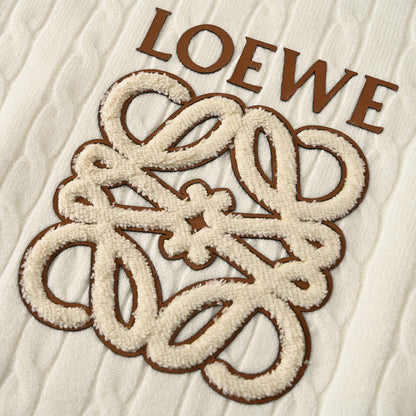 LOEWE Leaf Print Casual Hoodie