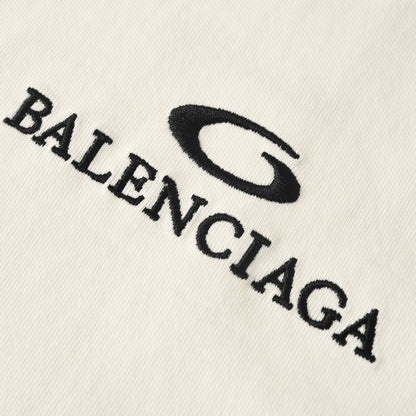 Balenciaga Logo Cotton Jersey T-Shirt