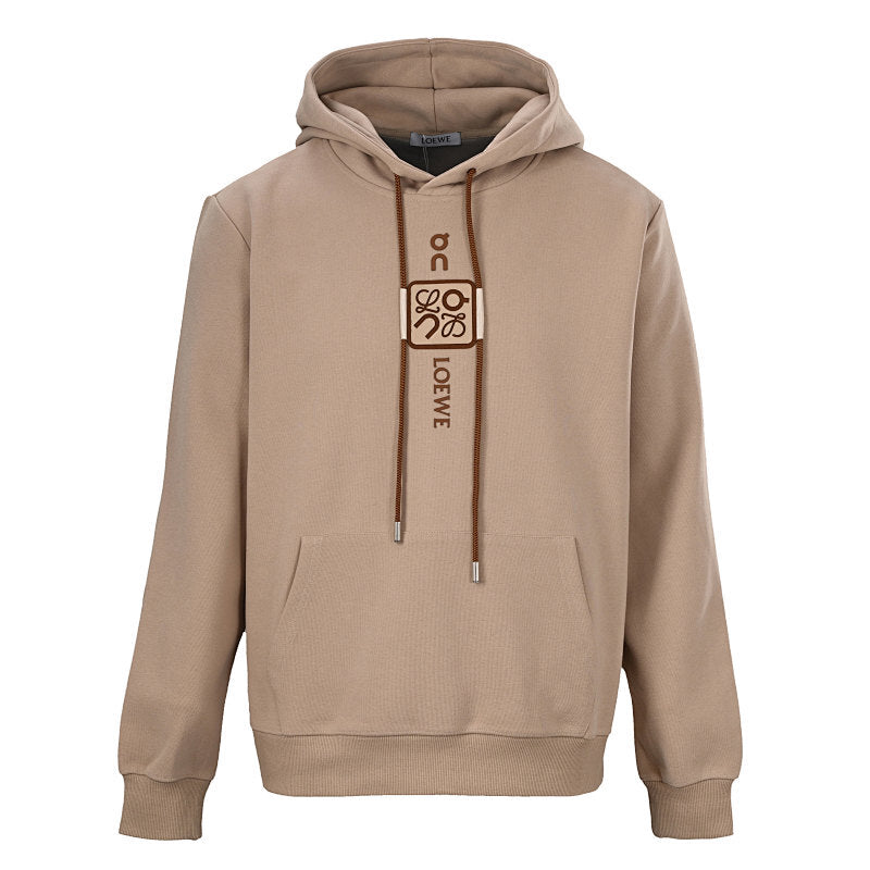 LOEWE Leaf Print Casual Hoodie