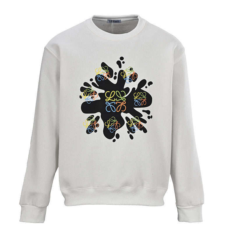 LOEWE Leaf Print Casual Hoodie
