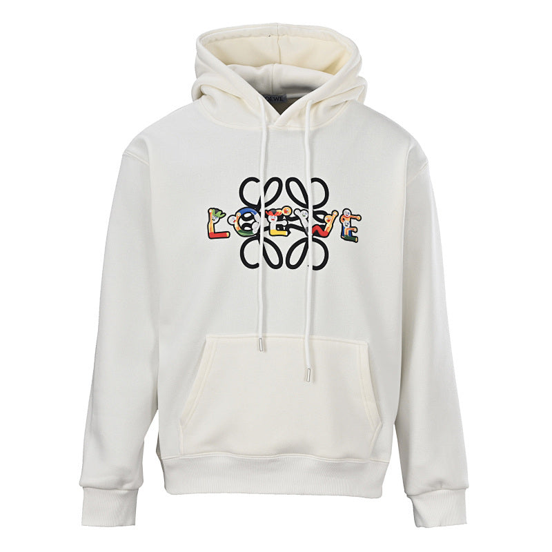 LOEWE Leaf Print Casual Hoodie