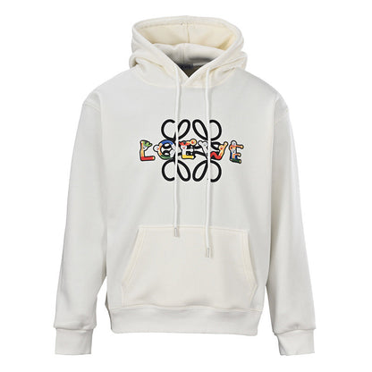 LOEWE Leaf Print Casual Hoodie