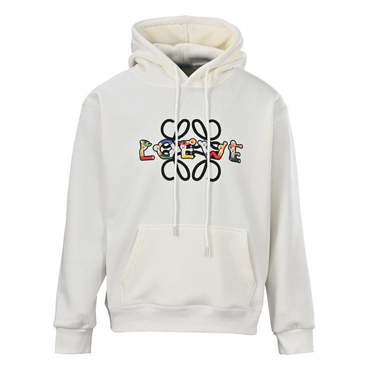 LOEWE Leaf Print Casual Hoodie