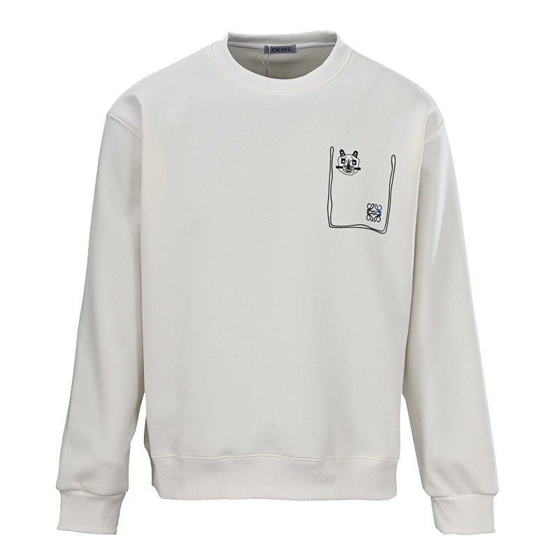 LOEWE Leaf Print Casual Hoodie