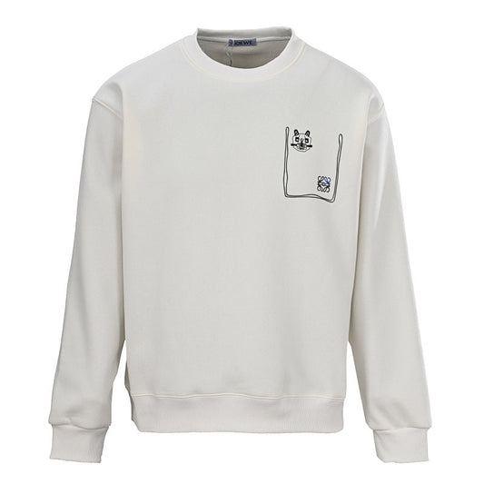LOEWE Leaf Print Casual Hoodie