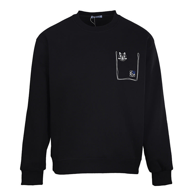 LOEWE Leaf Print Casual Hoodie