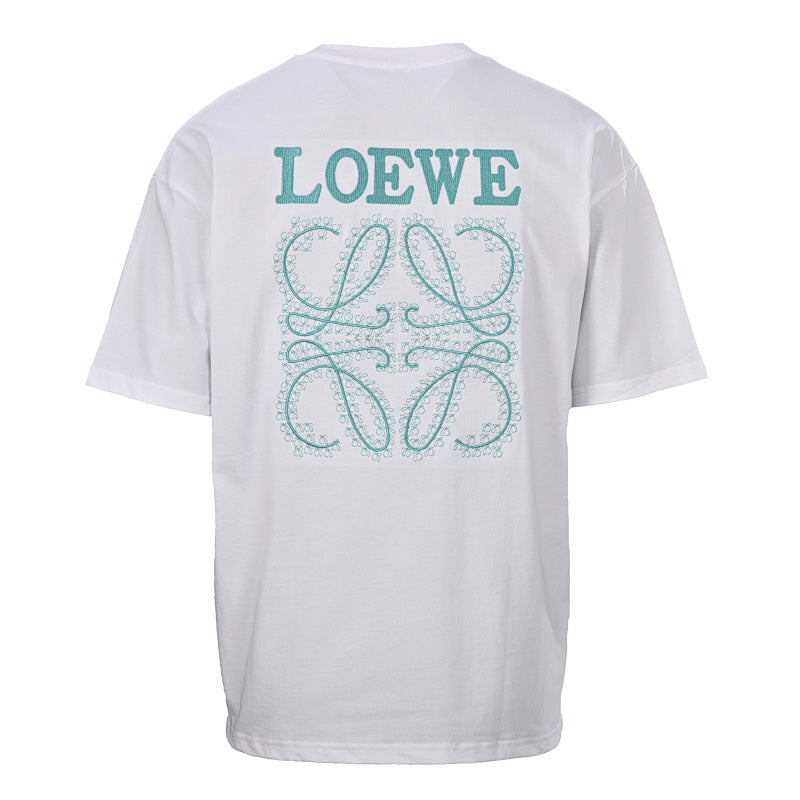 Loewe Thorn Logo Embroidered T-Shirt