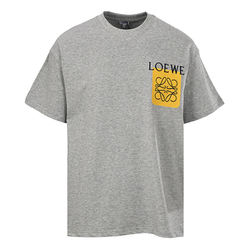 Loewe Faux-Pocket Contrast-Logo T-Shirt