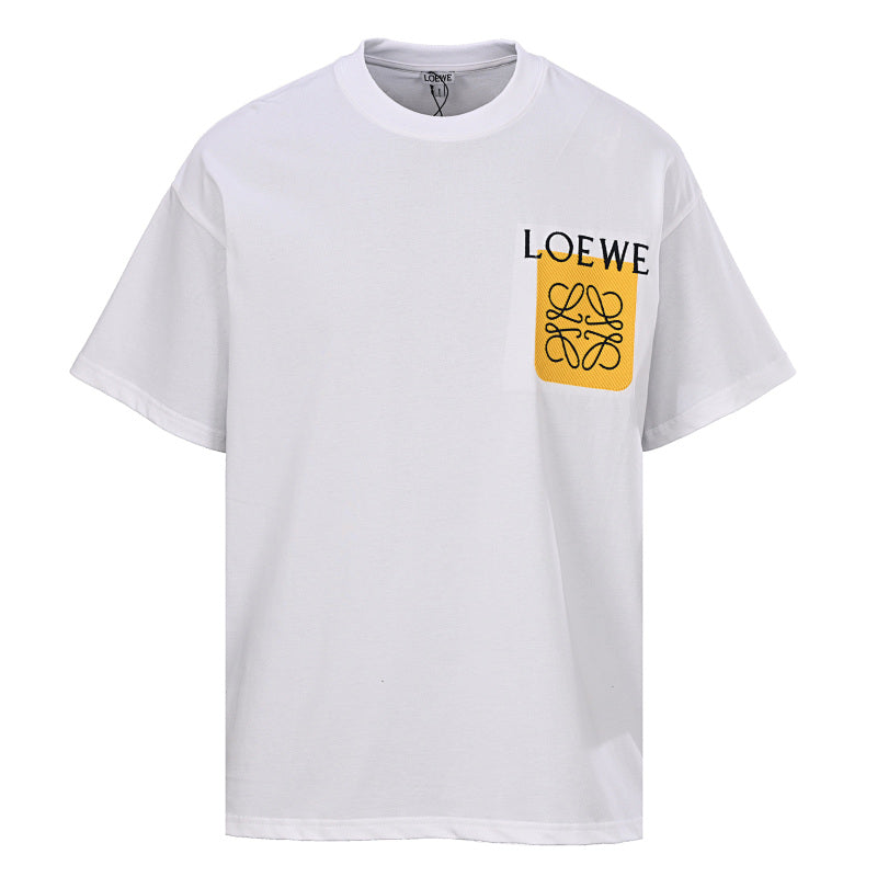 Loewe Faux-Pocket Contrast-Logo T-Shirt
