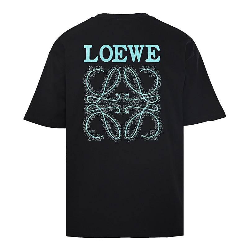 Loewe Thorn Logo Embroidered T-Shirt