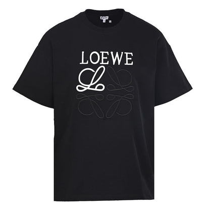 Loewe T-Shirt with Contrast Embroidered Chest Logo