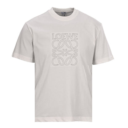 Loewe Seed-Stitch Embroidered Short-Sleeve T-Shirt